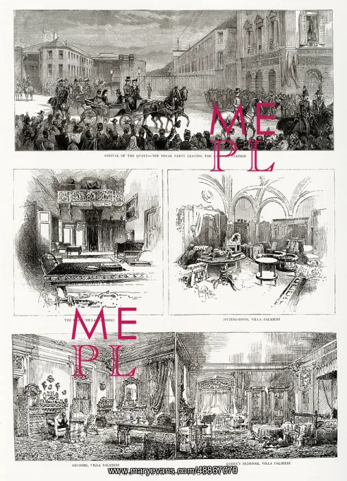 : Queen Victoria in Florence, 1888 : Queen Victoria in Florence, 1888