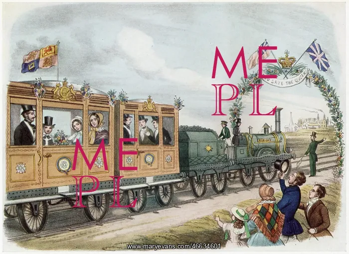 : Queen Victoria Goes by Train : Queen Victoria Goes by Train