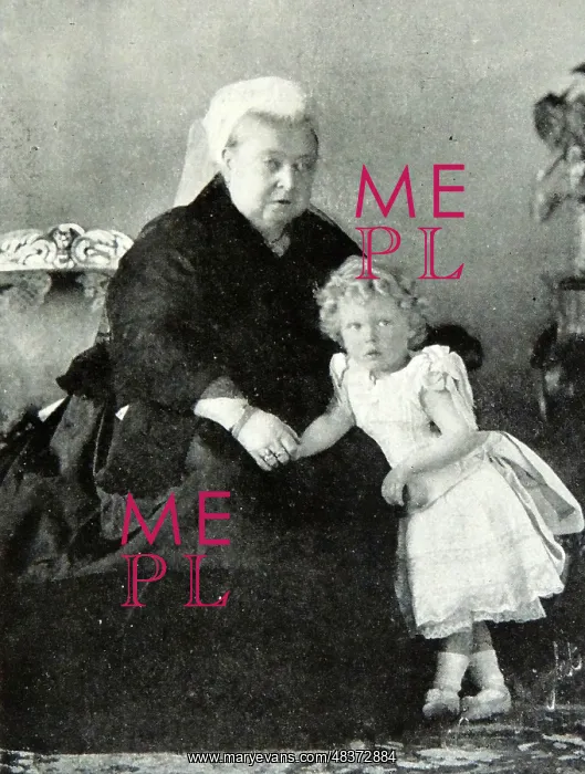 : Queen Victoria and Grandchild : Queen Victoria and Grandchild