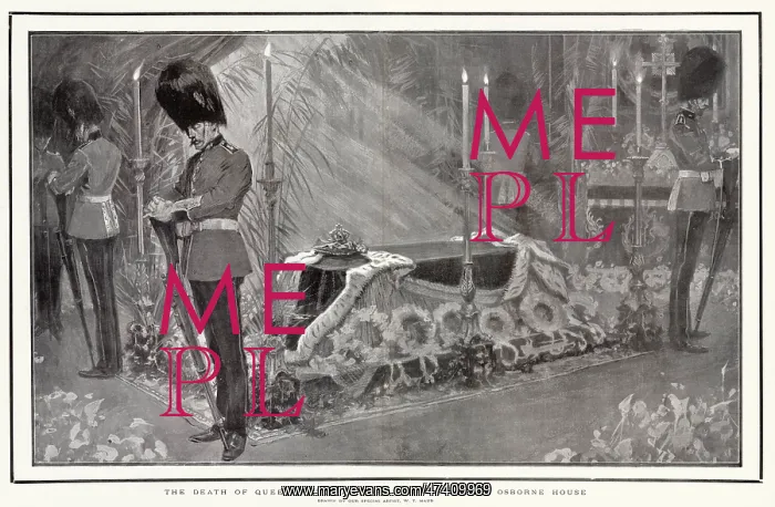 : Queen Victoria Lying-in-State 1901 : Queen Victoria Lying-in-State 1901