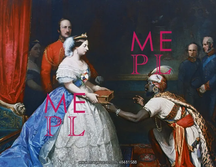 : Queen Victoria Presenting a Bible in the Audience : Queen Victoria Presenting a Bible in the Audience