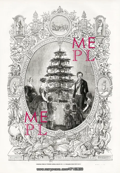 : Queen Victoria, Prince Albert and their Christmas Tree : Queen Victoria, Prince Albert and their Christmas Tree