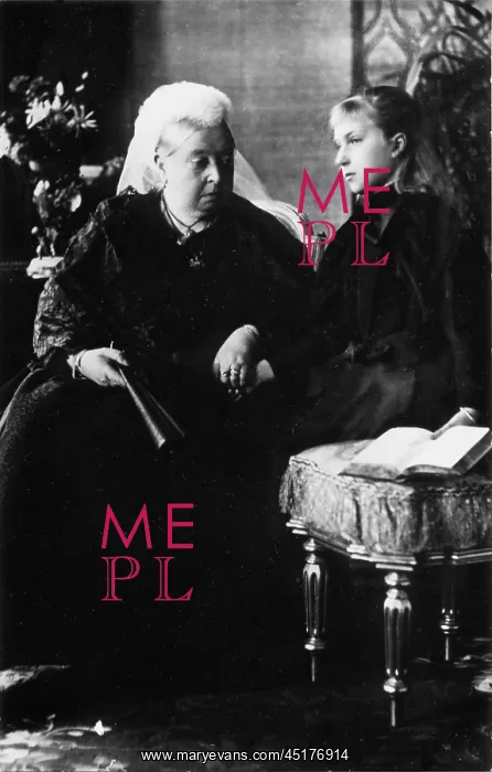 : Queen Victoria with Princess Ena : Queen Victoria with Princess Ena