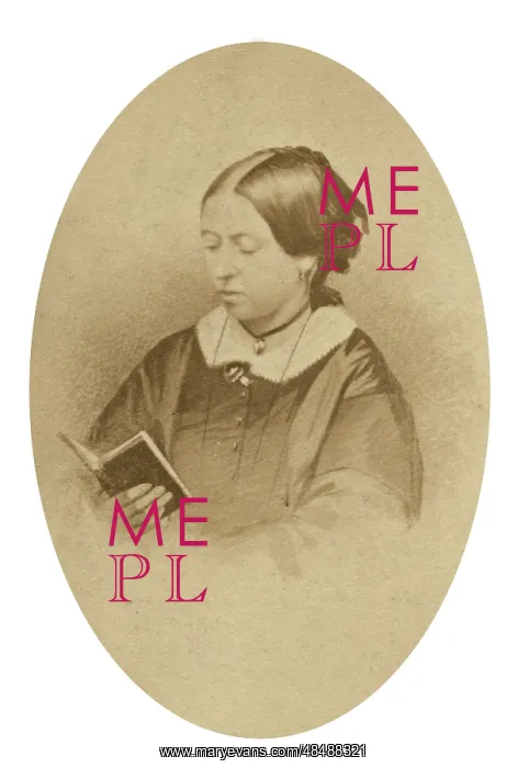  : Queen Victoria reading a book