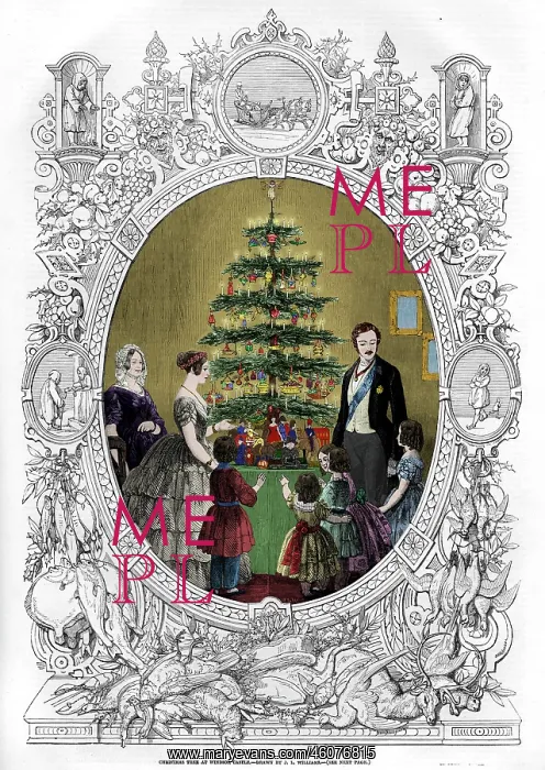 : Queen Victoria's Christmas tree : Queen Victoria's Christmas tree