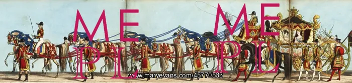 : Queen Victoria's State Coach in her coronation procession : Queen Victoria's State Coach in her coronation procession