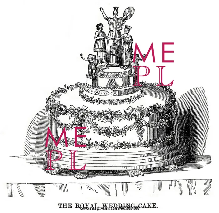 : Queen Victoria's wedding cake : Queen Victoria's wedding cake