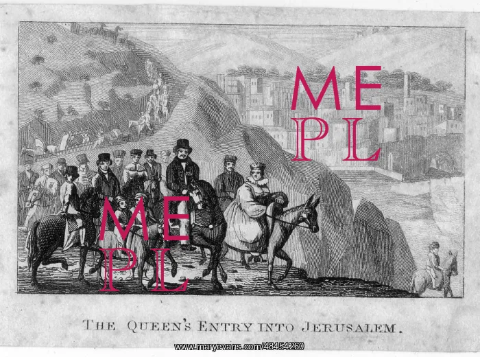 : The Queen's Entry Into Jerusalem : The Queen's Entry Into Jerusalem