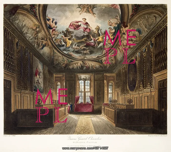 : The Queen's Guard Chamber, Windsor Castle : The Queen's Guard Chamber, Windsor Castle