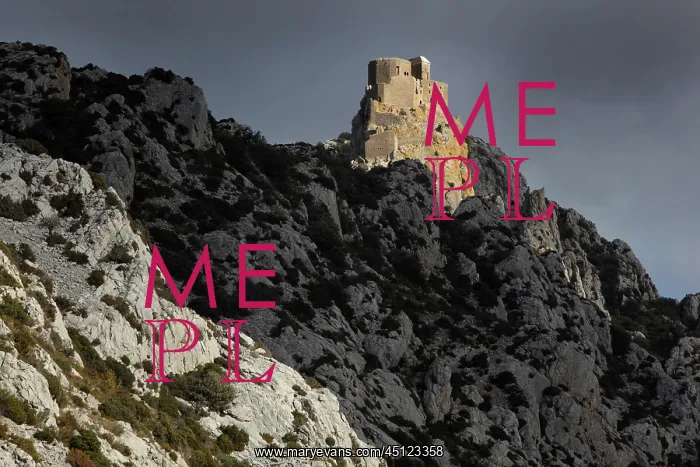 : Queribus Castle, Aude, France : Queribus Castle, Aude, France