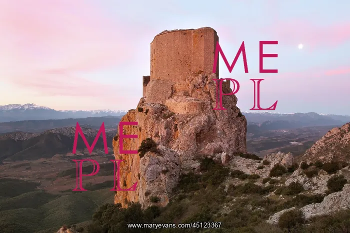 : Queribus Castle, Aude, France : Queribus Castle, Aude, France