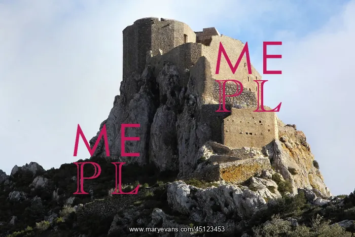 : Queribus Castle, Aude, France : Queribus Castle, Aude, France