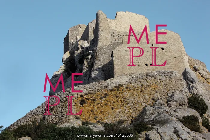 : Queribus Castle, Aude, France : Queribus Castle, Aude, France