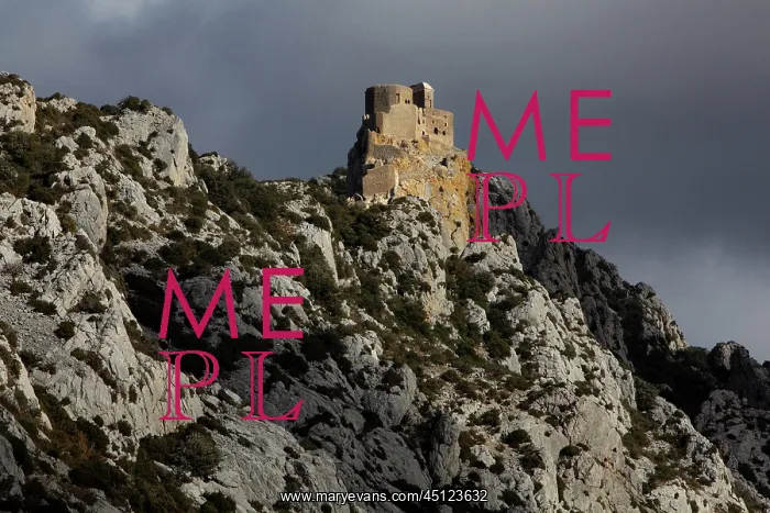 : Queribus Castle, Aude, France : Queribus Castle, Aude, France