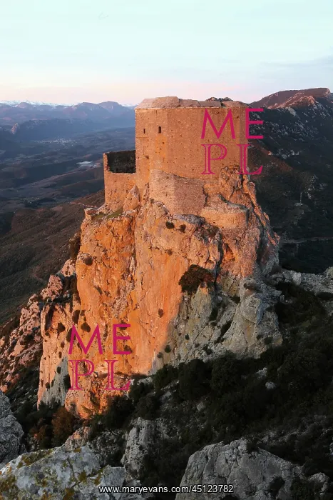 : Queribus Castle, Aude, France : Queribus Castle, Aude, France