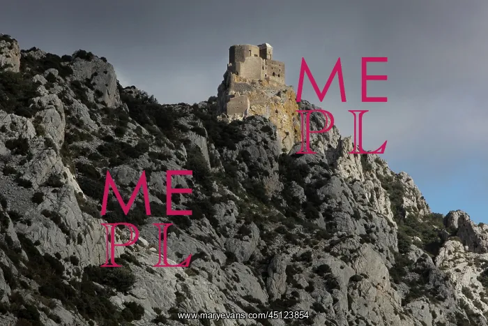 : Queribus Castle, Aude, France : Queribus Castle, Aude, France