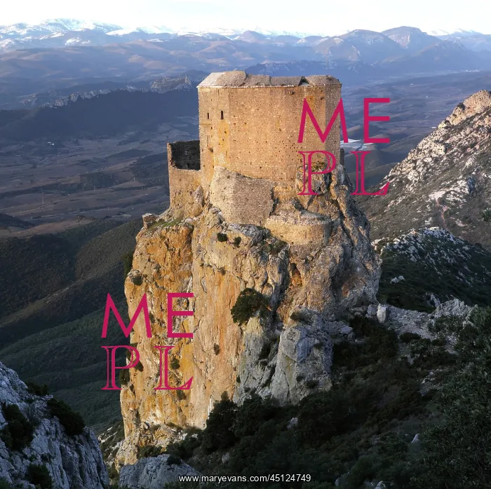 : Queribus Castle, Aude, France : Queribus Castle, Aude, France