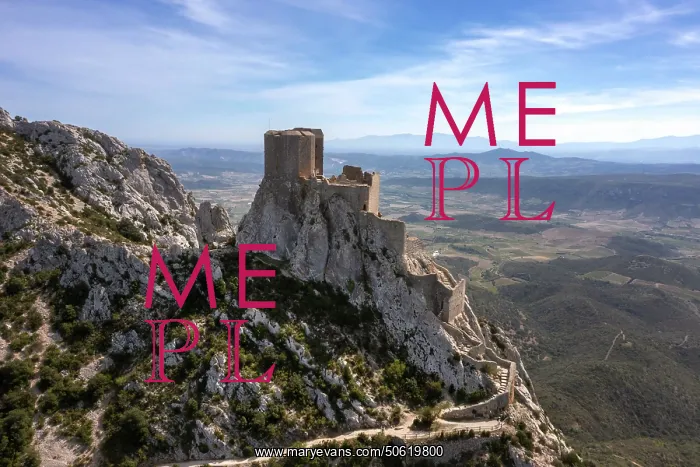  : Queribus Castle, Cucugnan, Aude, France