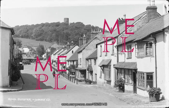 : A Quiet Day in Dunster : A Quiet Day in Dunster
