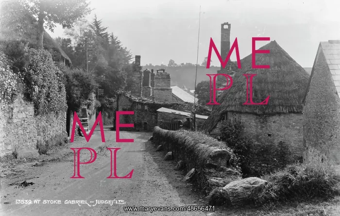 : A Quiet Lane in Stoke Gabriel : A Quiet Lane in Stoke Gabriel