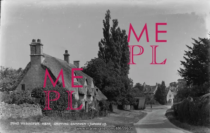 : A Quiet Village Scene in Wesington : A Quiet Village Scene in Wesington