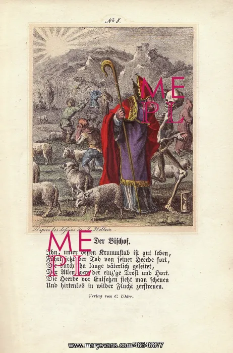 : Quietly resigned to his fate, the Bishop is : Quietly resigned to his fate, the Bishop is
