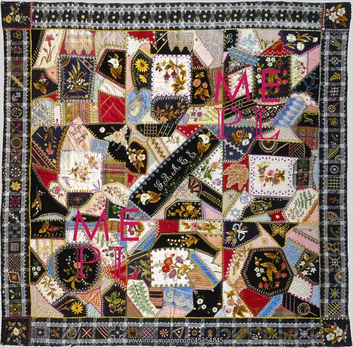 : QUILT CRAZY PATTERN, by Tamar Horton Harris North : QUILT CRAZY PATTERN, by Tamar Horton Harris North