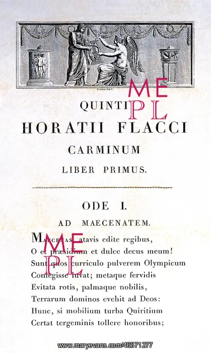 : Quintus Horatius Flaccus Horace : Quintus Horatius Flaccus Horace