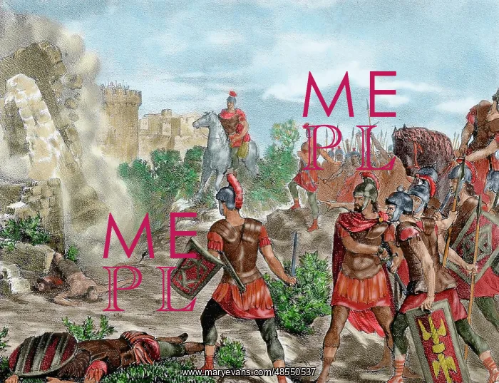 : Quintus Sertorius (c. 123-72 BC). Besiege of Lusones in Cont : Quintus Sertorius (c. 123-72 BC). Besiege of Lusones in Cont