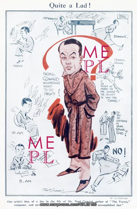 : Quite a Lad! Noel Coward by Macmichael : Quite a Lad! Noel Coward by Macmichael