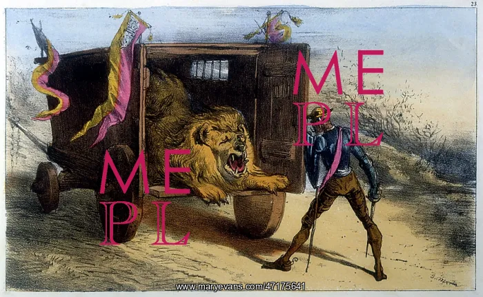 : QUIXOTE & LION : QUIXOTE & LION