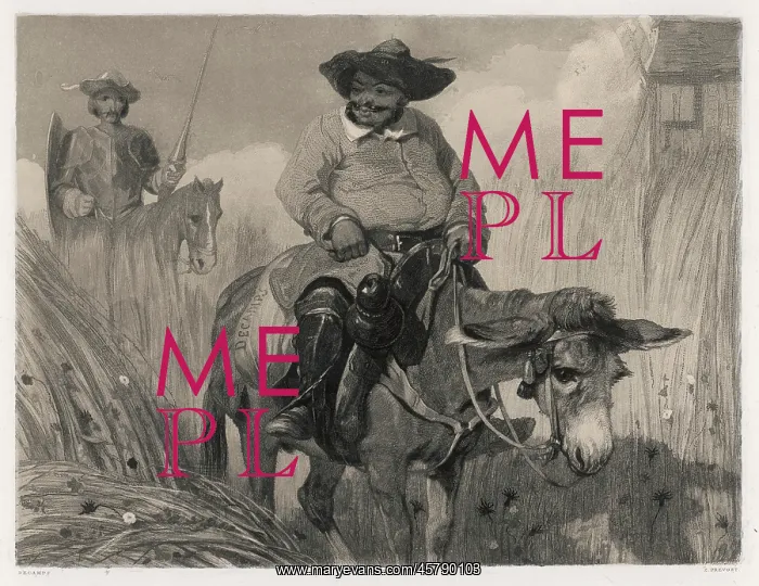 : QUIXOTE AND SANCHO : QUIXOTE AND SANCHO