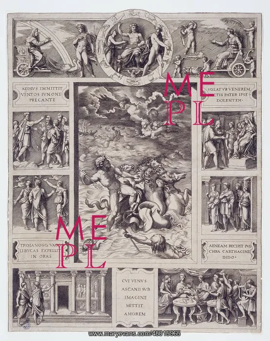 : Quos Ego. Marcantonio Raimondi (1480-c.1534). Quos Ego (Those whom I) : Quos Ego. Marcantonio Raimondi (1480-c.1534). Quos Ego (Those whom I)