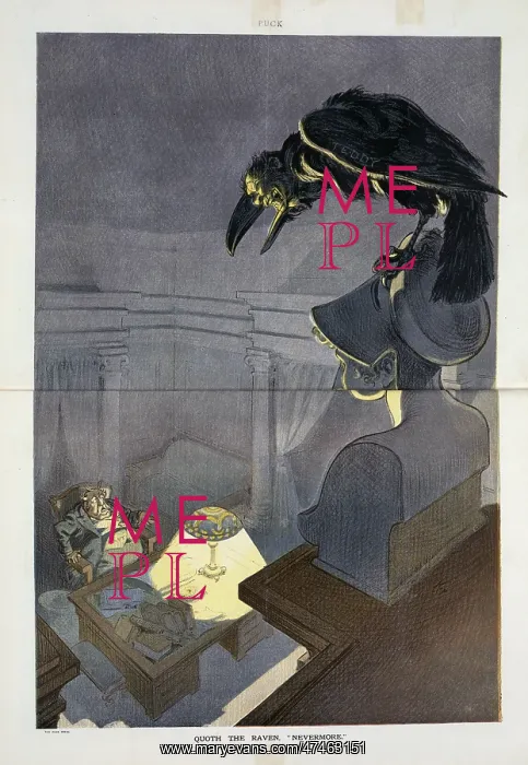 : Quoth the raven, nevermore : Quoth the raven, nevermore