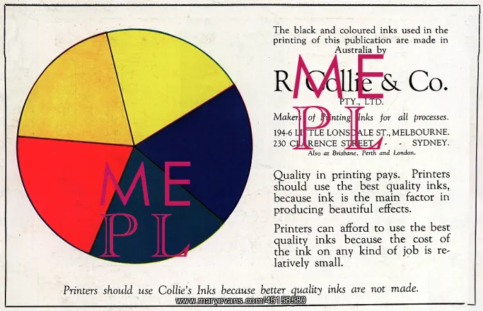 : R. Collie & Co Advertisement : R. Collie & Co Advertisement