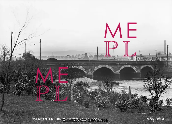 : R. Lagan and Ormeau Bridge, Belfast : R. Lagan and Ormeau Bridge, Belfast