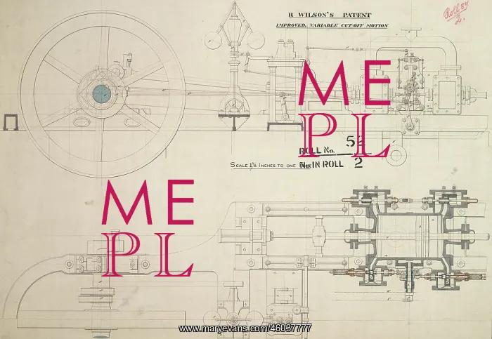 : R Wilson's patent improved variable cut off motion : R Wilson's patent improved variable cut off motion