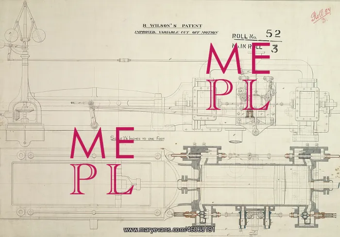: R Wilson's patent improved, variable cut off motion : R Wilson's patent improved, variable cut off motion
