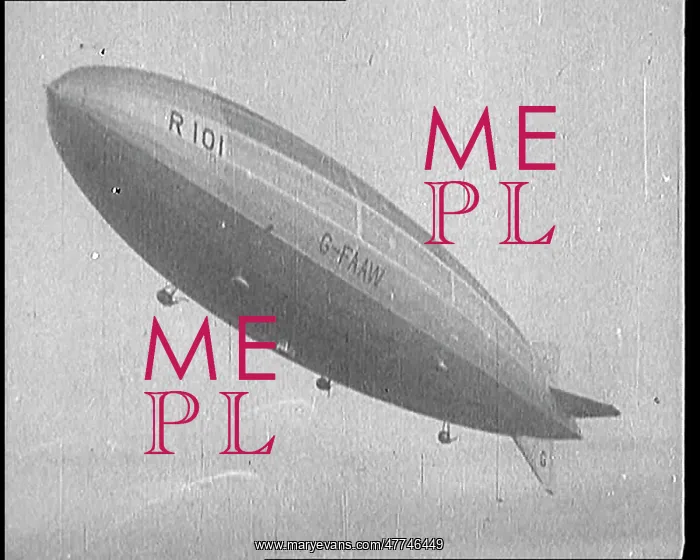 : R101 Airship Flying : R101 Airship Flying