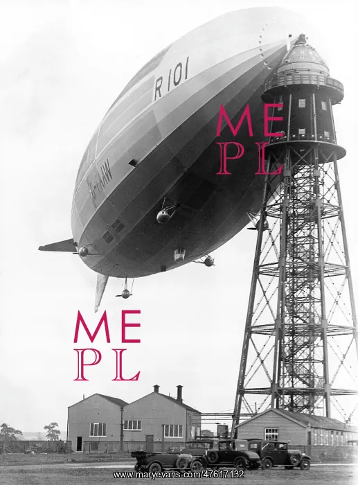  : R101 airship on mooring mast