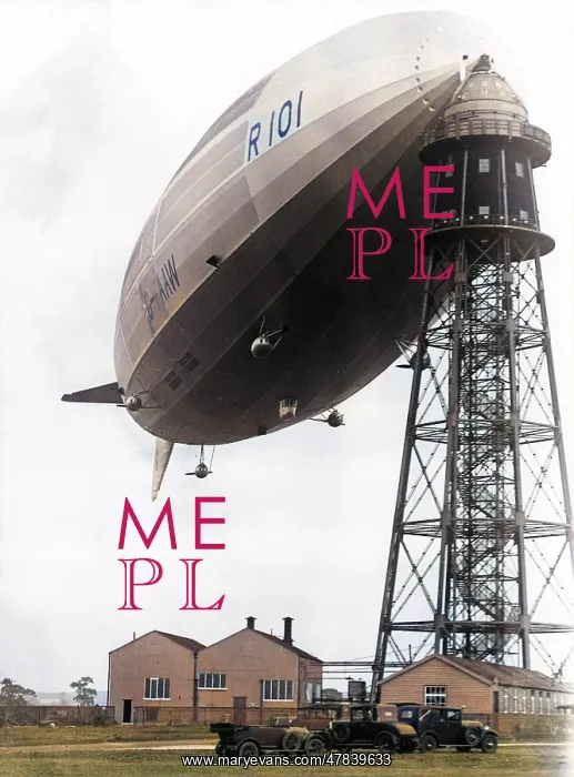  : R101 airship on mooring mast
