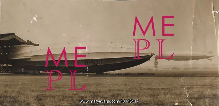 : R101 at the mooring mast : R101 at the mooring mast