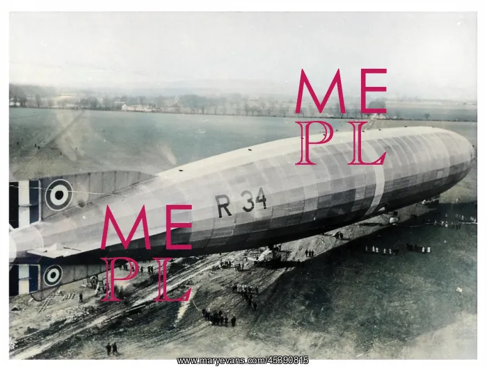  : R34 Airship at Moorings