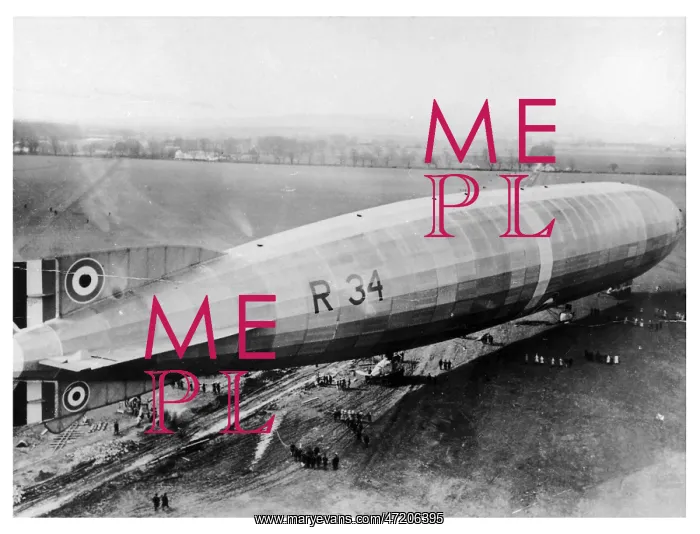  : R34 Airship at Moorings