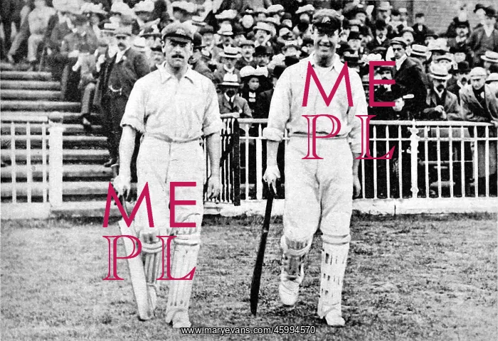 : R.A. Duff and V. Trumper of the Australia Team, 1902 : R.A. Duff and V. Trumper of the Australia Team, 1902