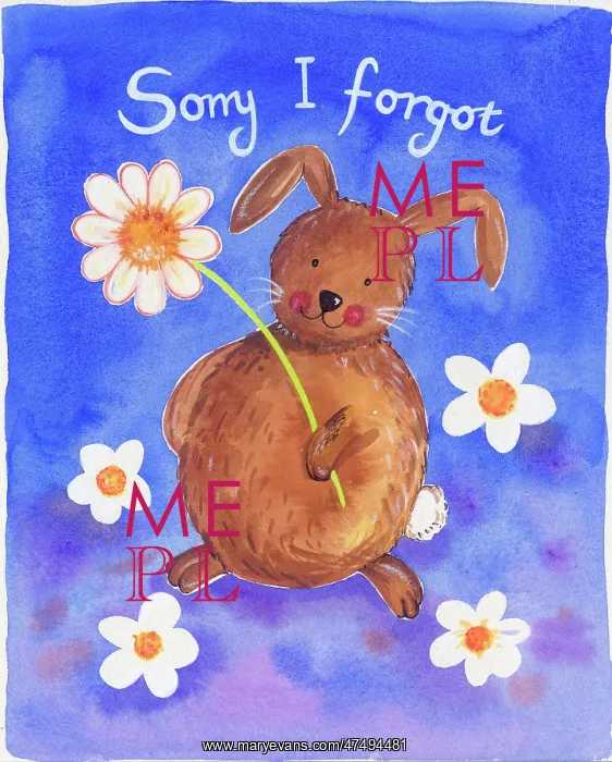  : Rabbit with Daisies ? Sorry I forgot