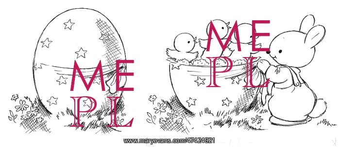  : Rabbit and Easter egg