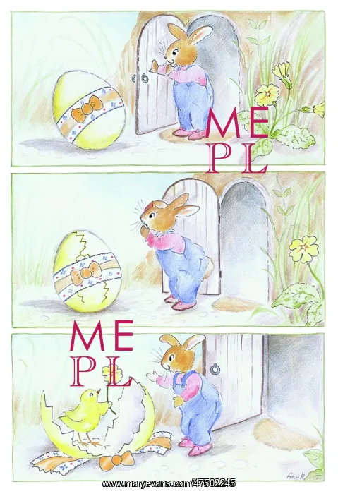 : Rabbit with Easter egg : Rabbit with Easter egg