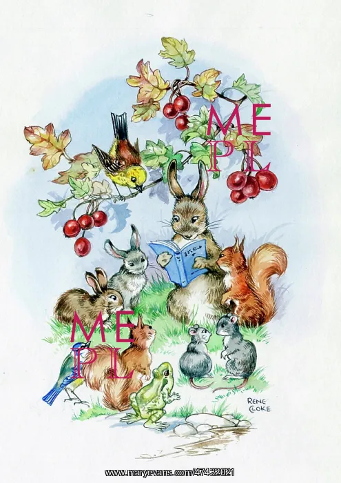  : Rabbit Reading To Other Animals
