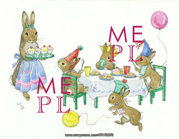  : Rabbit tea party
